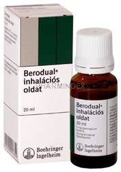 Berodual inhalációs oldat porlasztása