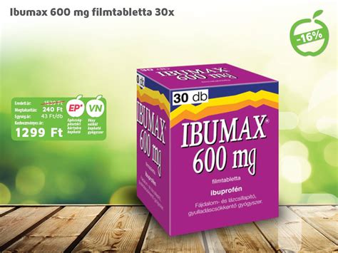 ibuprofén fájdalom láz gyulladás hatásmechanizmusa
