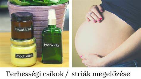 Terhességi csíkok megelőzése testápoló olajjal