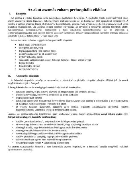 Asztmás roham légúti szűkületének ábrája