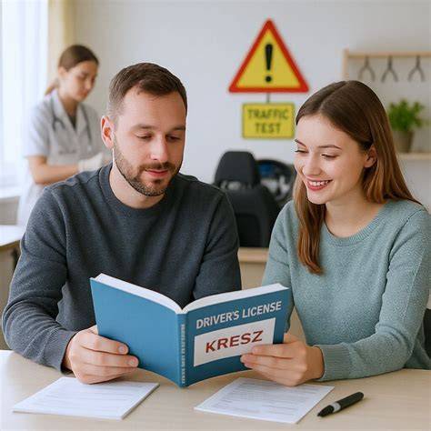 Teherautó vezetési rutin vizsga tanpálya
