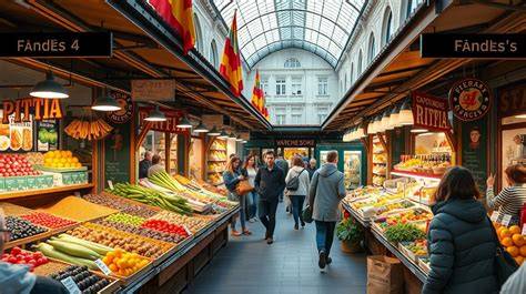 Naschmarkt bécsi piac ételekkel