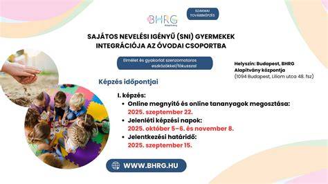 SNI-s gyermekek bölcsődei integrációja