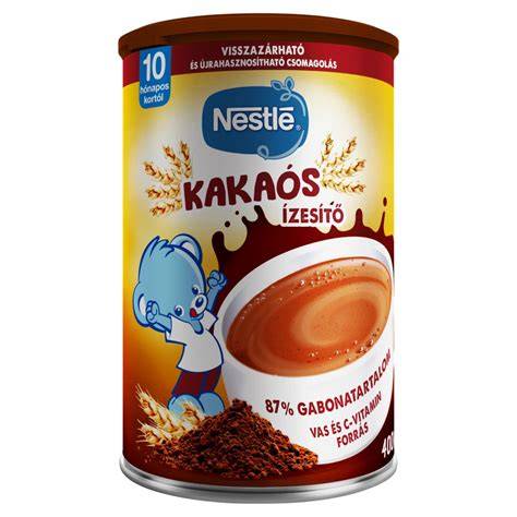 Nestlé kakaós gabonaital elkészítése babának