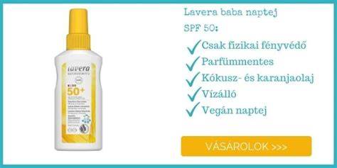 Lavera baba naptej ásványi fényvédelem