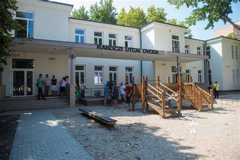 Óbudai bölcsődék épülete és udvara