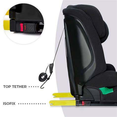 ISOFIX és Top Tether rögzítés rajza