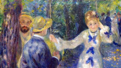 Renoir festménye lombfényben