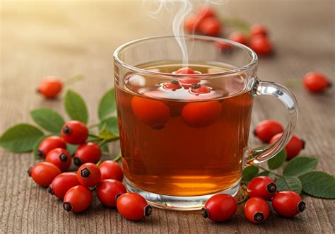 Csipkebogyó tea elkészítése áztatással