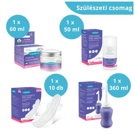 kórházi szülészeti csomag két táskával