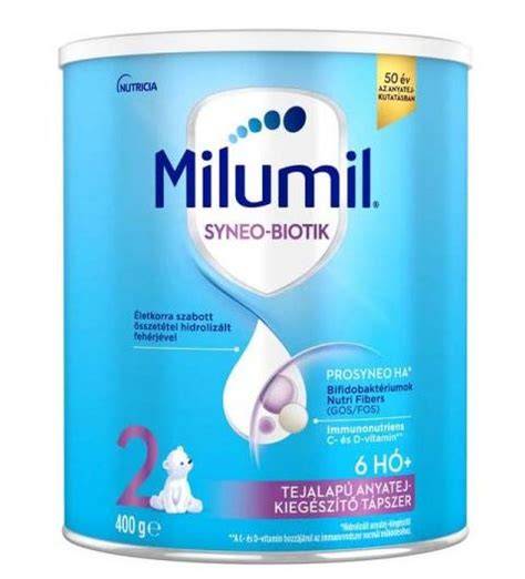Milumil 2 tápszer elkészítési lépései