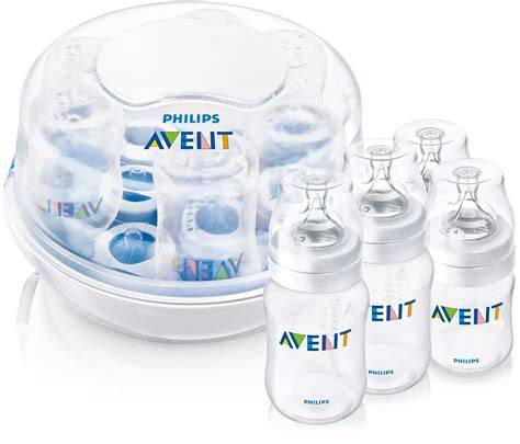Philips Avent mikrohullámú sterilizáló cumisüvegekkel