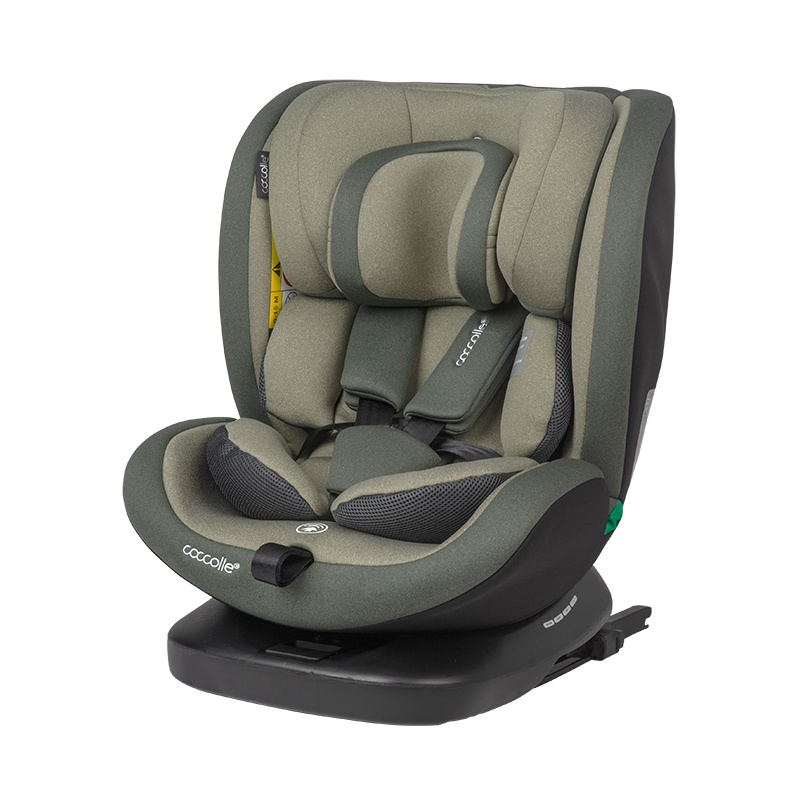 Coccolle Mydo iSize autósülés 0-36 hónapos korig, forgatható isofix talppal, moha zöld