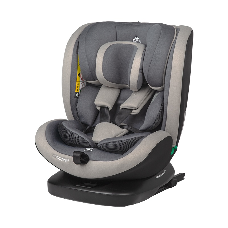 Coccolle Mydo iSize autósülés 0-36 hónapos korig, forgatható isofix talppal,  szürke  